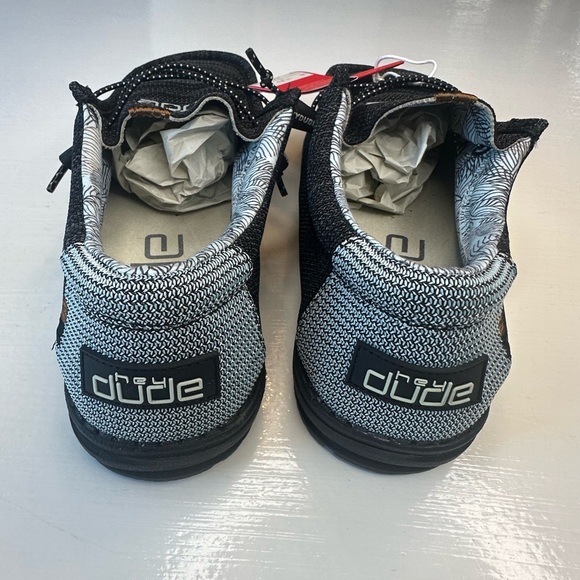 NWT. Hey Dude ,Size-12 Men's Black Slip-On Loafers - Picture 3 of 6